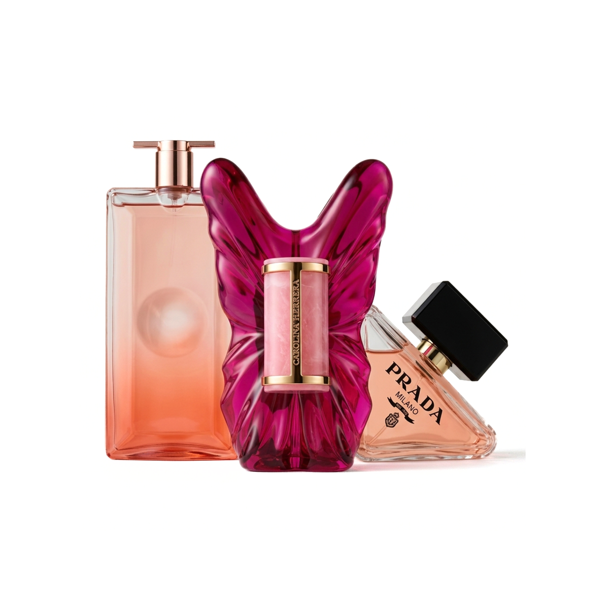 Set de 3 parfumuri | Idôle de la Lancôme, Carolina Herrera La Bomba, Prada Prada PARADOXE 100 ml