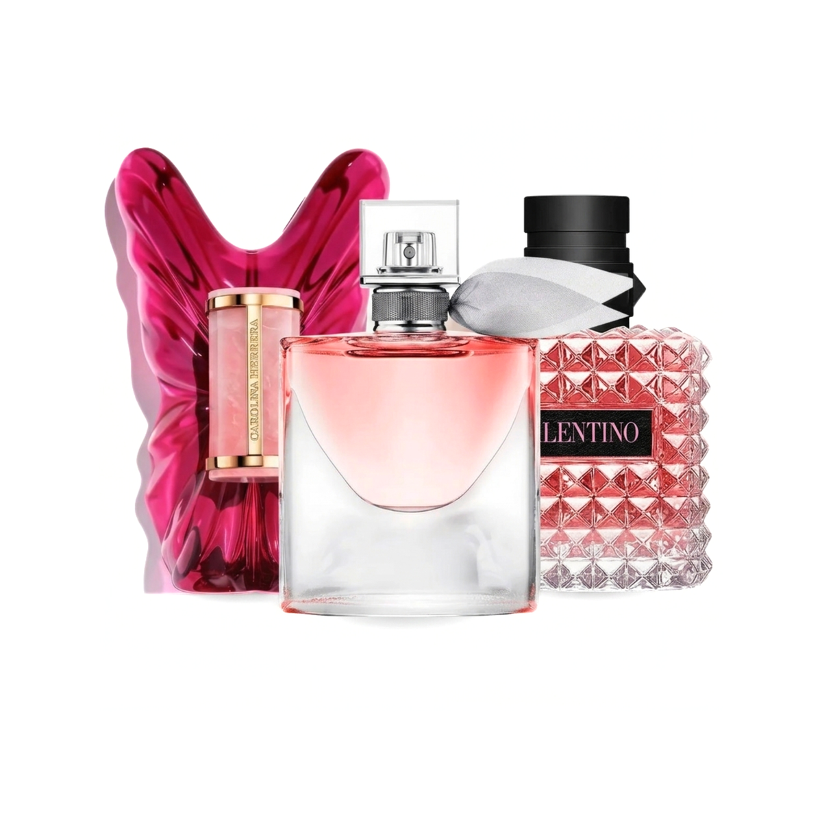 Set de 3 parfumuri | Carolina Herrera La Bomba, La Vie Est Belle, Donna Intense Valentino - 100ml