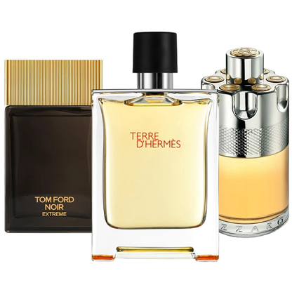 Set de 3 parfumuri | Terre de'Hermes, Azzaro Wanted, Tom Ford Noir Extreme 100 ml