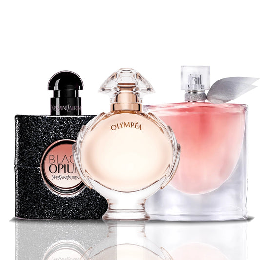 Set de 3 parfumuri | Black Opium + Olympea + La Vie Est Belle 100 ml