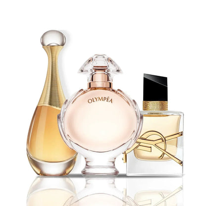 Set de 3 parfumuri | J'Adore Dior + Olympea + Yves Saint Laurent Libre